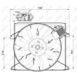 Ventilateur, refroidissement du moteur NRF 47446 - Visuel 3