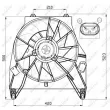 Ventilateur, refroidissement du moteur NRF 47456 - Visuel 3