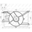 Ventilateur, refroidissement du moteur NRF 47458 - Visuel 3