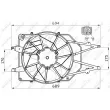 Ventilateur, refroidissement du moteur NRF 47465 - Visuel 3