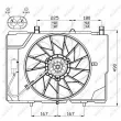 Ventilateur, refroidissement du moteur NRF 47466 - Visuel 3