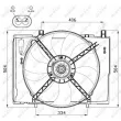 Ventilateur, refroidissement du moteur NRF 47473 - Visuel 3