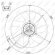 Ventilateur, refroidissement du moteur NRF 47480 - Visuel 3