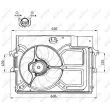 Ventilateur, refroidissement du moteur NRF 47490 - Visuel 3