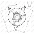 Ventilateur, refroidissement du moteur NRF 47498 - Visuel 3