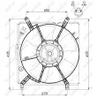 Ventilateur, refroidissement du moteur NRF 47534 - Visuel 3
