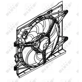 Ventilateur, refroidissement du moteur NRF 47597