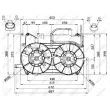 Ventilateur, refroidissement du moteur NRF 47673 - Visuel 3