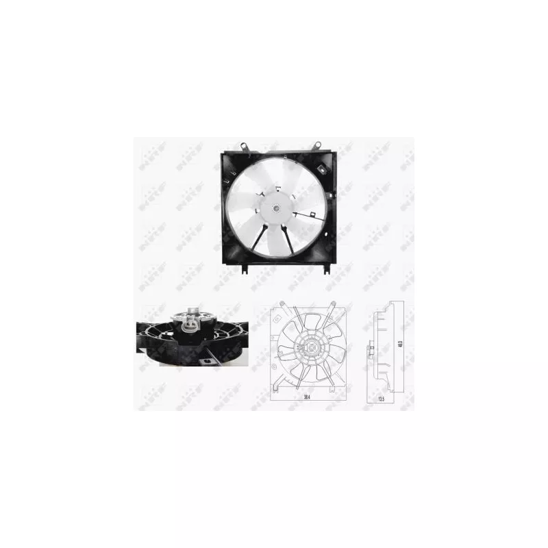 Ventilateur, refroidissement du moteur NRF 47696