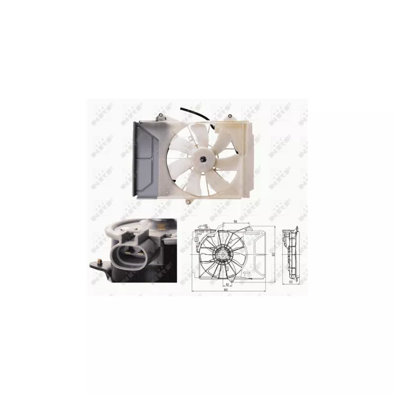 Ventilateur, refroidissement du moteur NRF 47697