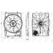 Ventilateur, refroidissement du moteur NRF 47853 - Visuel 2