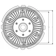 Embrayage, ventilateur de radiateur NRF 49567X - Visuel 2