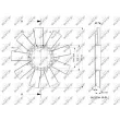 Roue du souffleur, refroidissementdu moteur NRF 49811 - Visuel 2