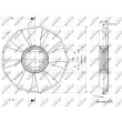 Roue du souffleur, refroidissementdu moteur NRF 49829 - Visuel 2