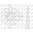Roue du souffleur, refroidissementdu moteur NRF 49846 - Visuel 2
