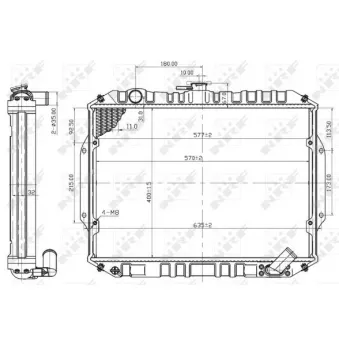 Radiateur, refroidissement du moteur NRF