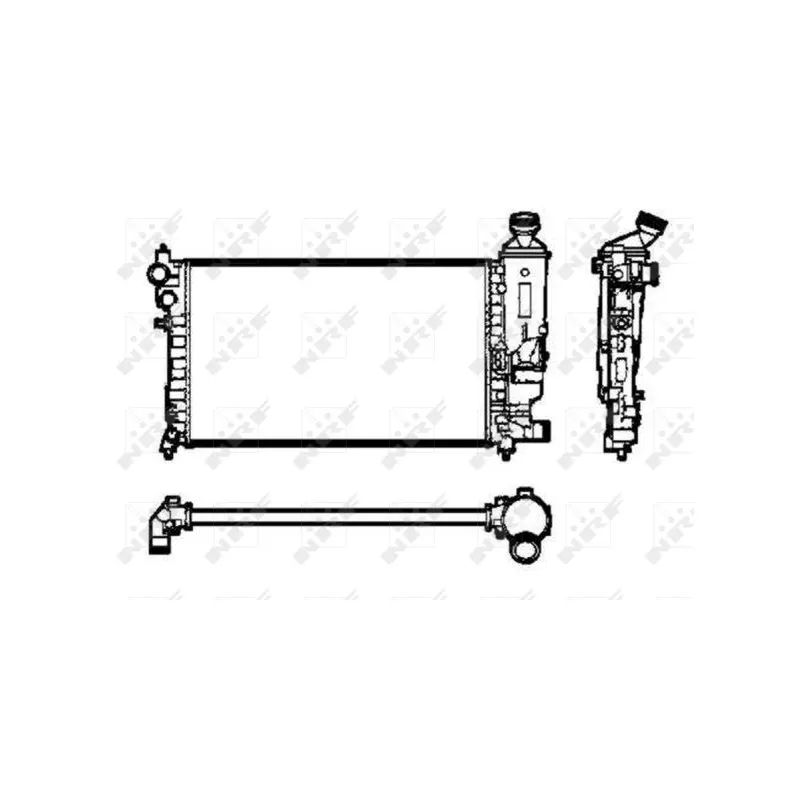 Radiateur, refroidissement du moteur NRF 50434