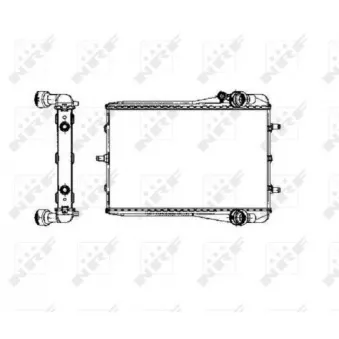 Radiateur, refroidissement du moteur NRF 50549