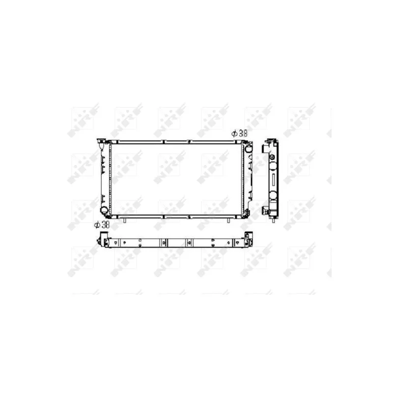 Radiateur, refroidissement du moteur NRF 506671