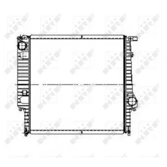 Radiateur, refroidissement du moteur NRF 509626