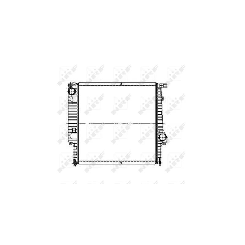 Radiateur, refroidissement du moteur NRF 509626