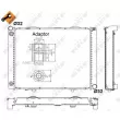 Radiateur, refroidissement du moteur NRF 52023 - Visuel 2