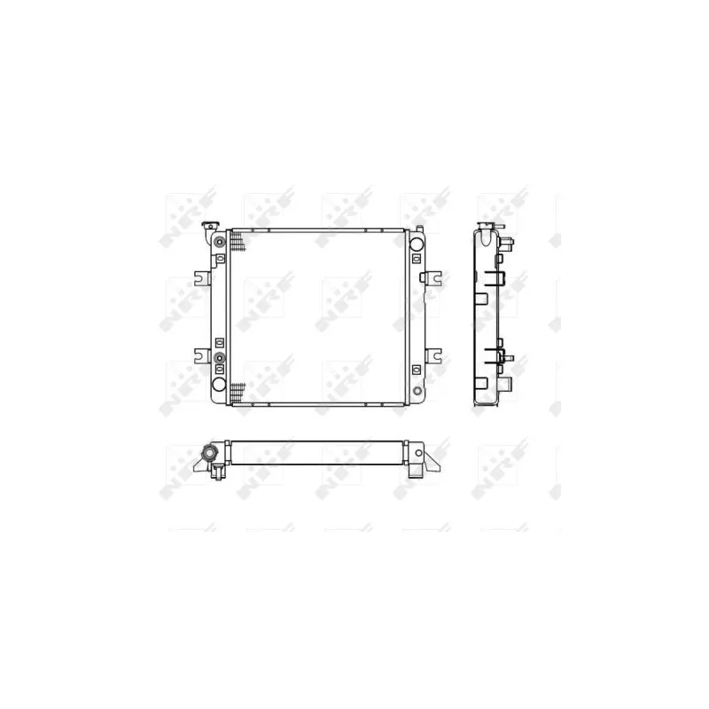 Radiateur, refroidissement du moteur NRF 52240