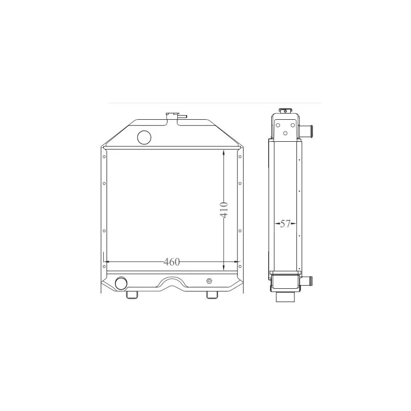 Radiateur, refroidissement du moteur NRF 530003