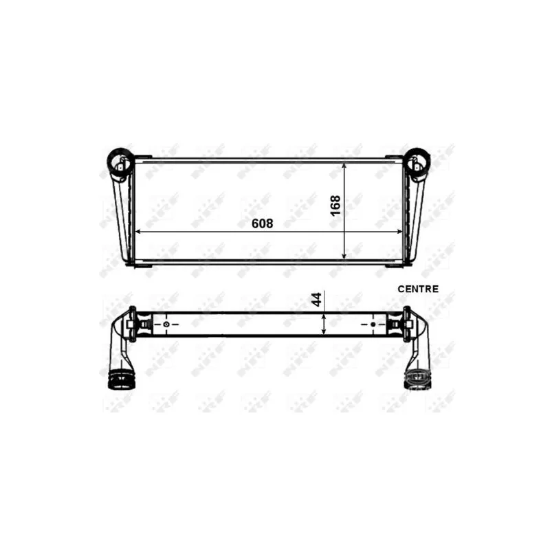 Radiateur, refroidissement du moteur NRF 53009