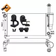 Radiateur, refroidissement du moteur NRF 53075 - Visuel 3
