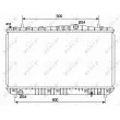 Radiateur, refroidissement du moteur NRF 53150 - Visuel 2