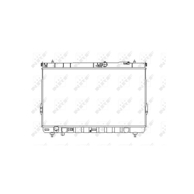Radiateur, refroidissement du moteur NRF 53358