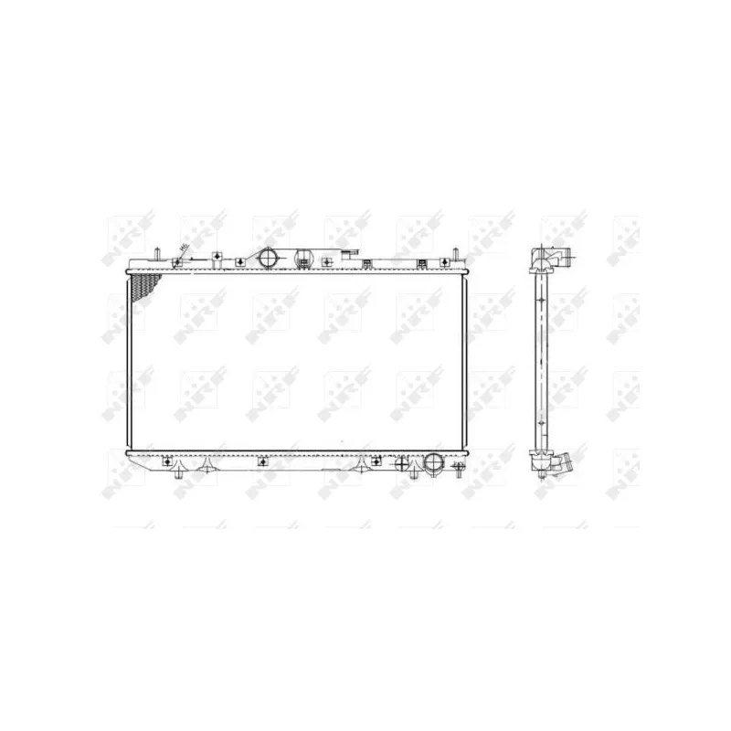 Radiateur, refroidissement du moteur NRF 53420