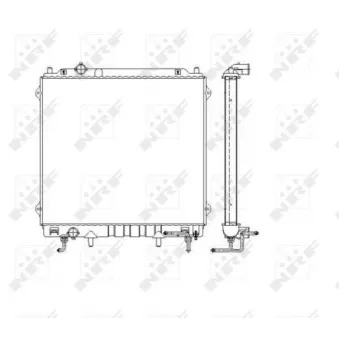 Radiateur, refroidissement du moteur NRF 53479