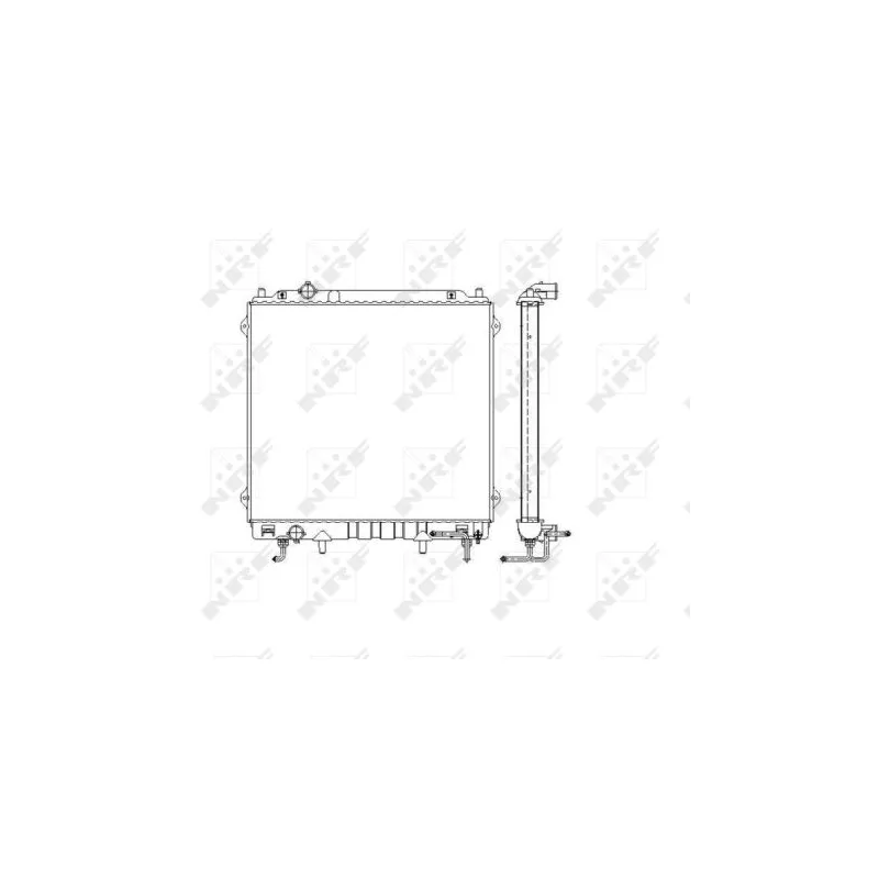 Radiateur, refroidissement du moteur NRF 53479