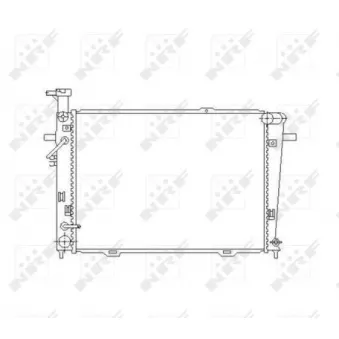 Radiateur, refroidissement du moteur NRF 53496