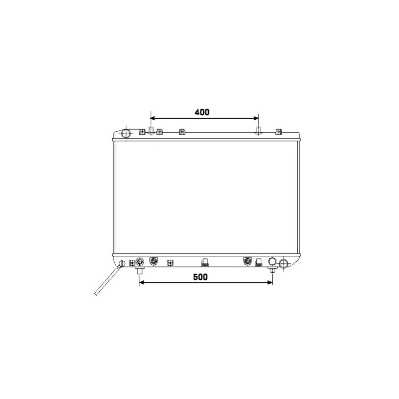 Radiateur, refroidissement du moteur NRF 53499
