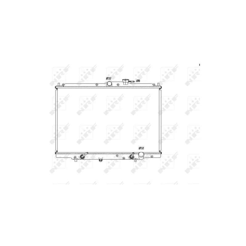 Radiateur, refroidissement du moteur NRF 53515