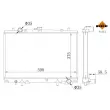 Radiateur, refroidissement du moteur NRF 53524 - Visuel 2