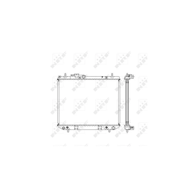 Radiateur, refroidissement du moteur NRF 53537