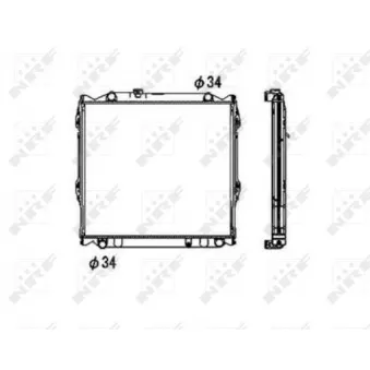 Radiateur, refroidissement du moteur NRF