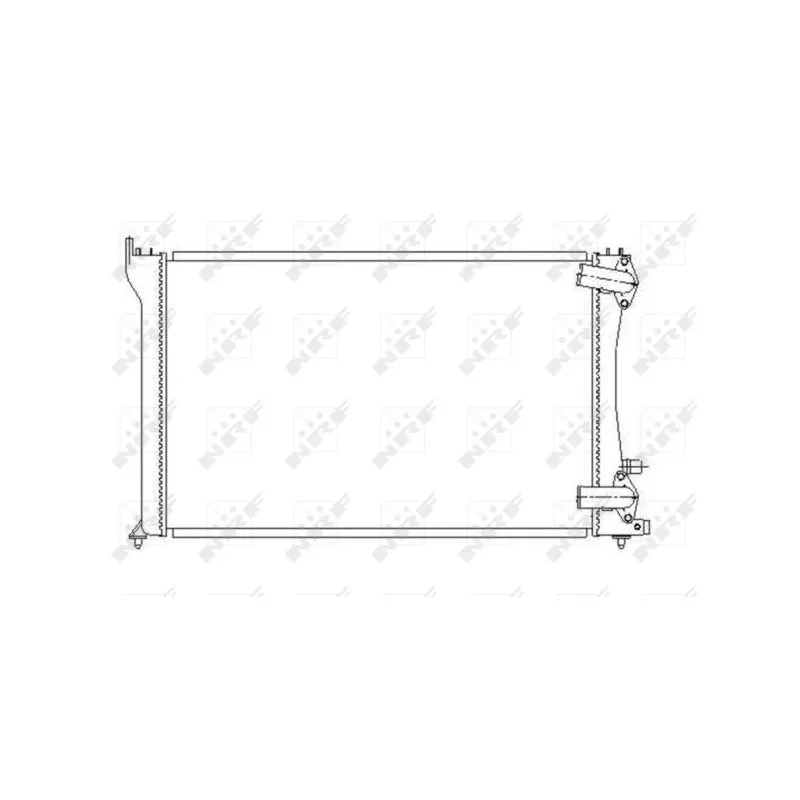 Radiateur, refroidissement du moteur NRF 58251
