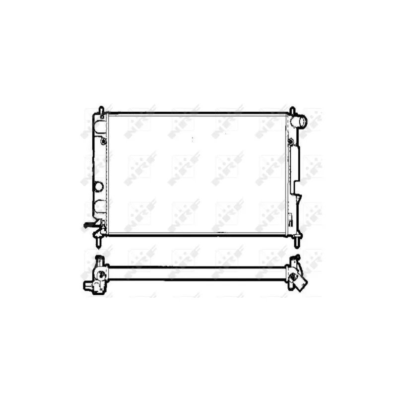 Radiateur, refroidissement du moteur NRF 58290
