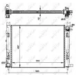 Radiateur, refroidissement du moteur NRF 58444 - Visuel 2