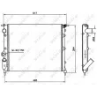 Radiateur, refroidissement du moteur NRF 58786 - Visuel 2