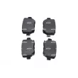 Jeu de 4 plaquettes de frein avant NRF 802001 - Visuel 1