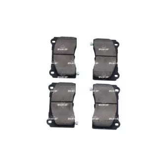 Jeu de 4 plaquettes de frein avant NRF 802002