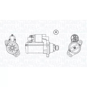 Démarreur MAGNETI MARELLI 063720058010