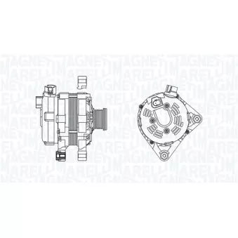 Alternateur MAGNETI MARELLI 063730847010