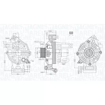 Alternateur MAGNETI MARELLI 063731474010